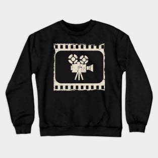 Retro Film Camera | Director Filmmaker Design Crewneck Sweatshirt